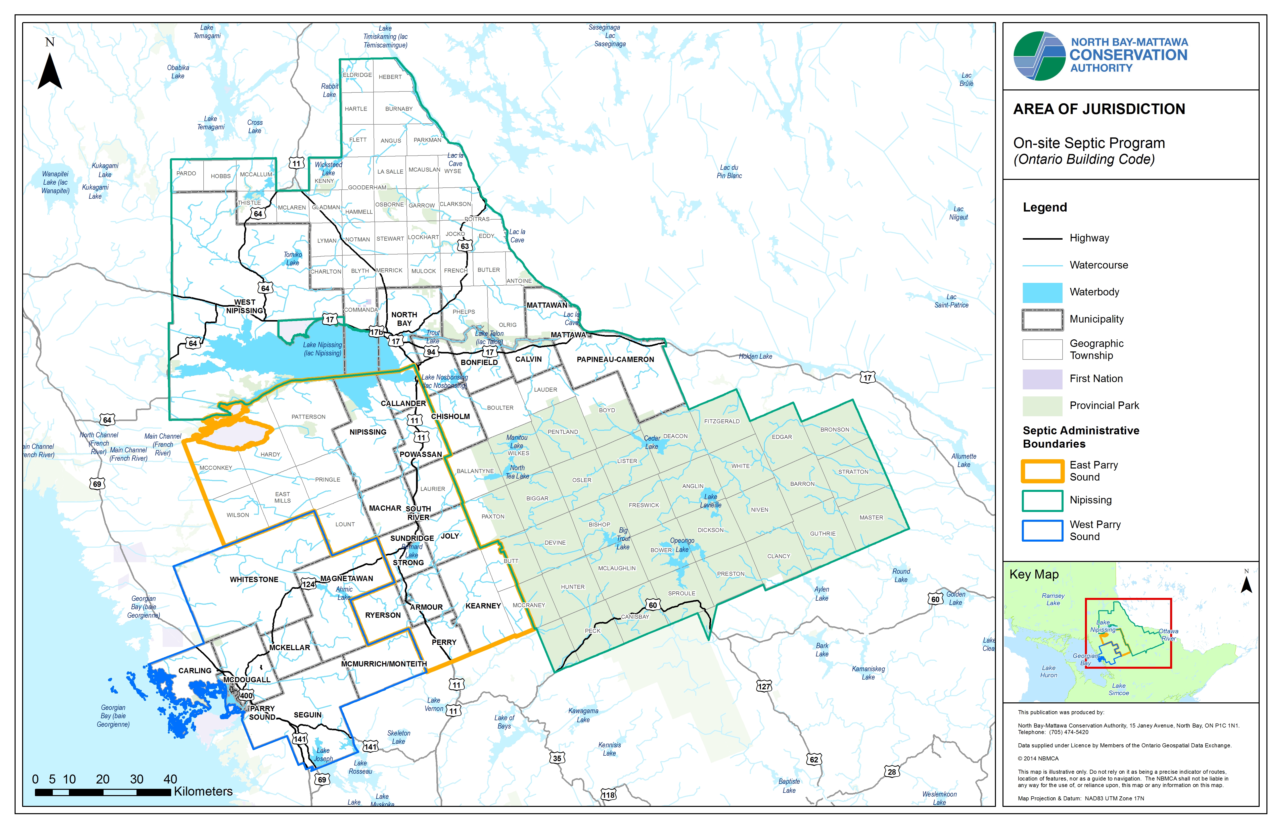 Ontario Property Lines Map Areas Of Jurisdiction Maps | Nbmca