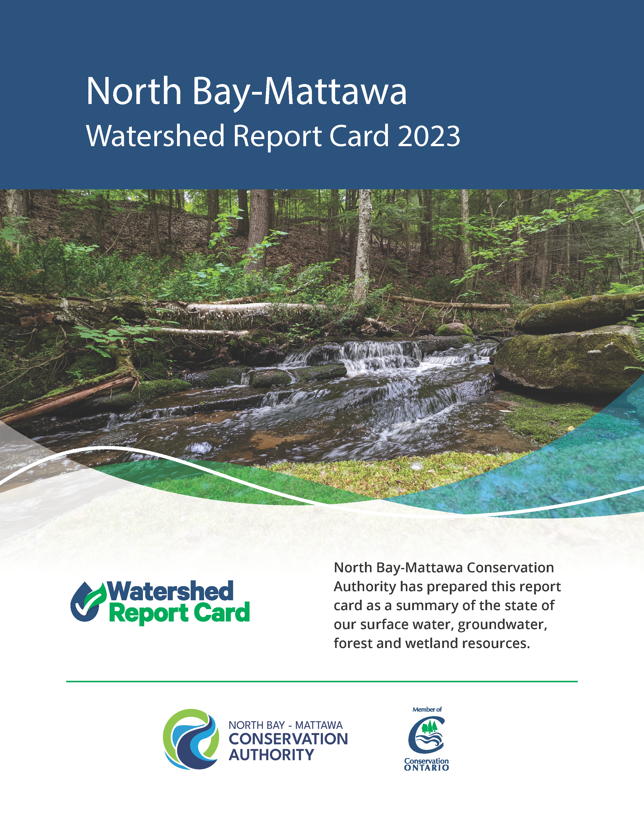 Cover page of 2023 Watershed Report Card